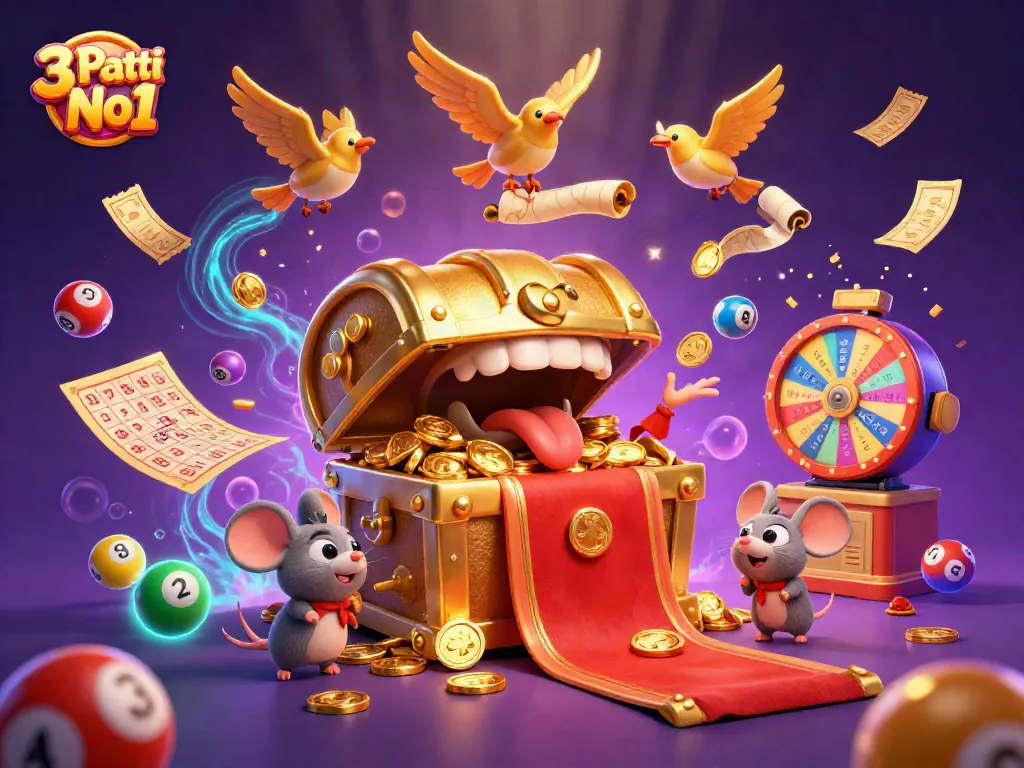 3 Patti No1 captures the excitement of winning in a vibrant casino-themed illustration.