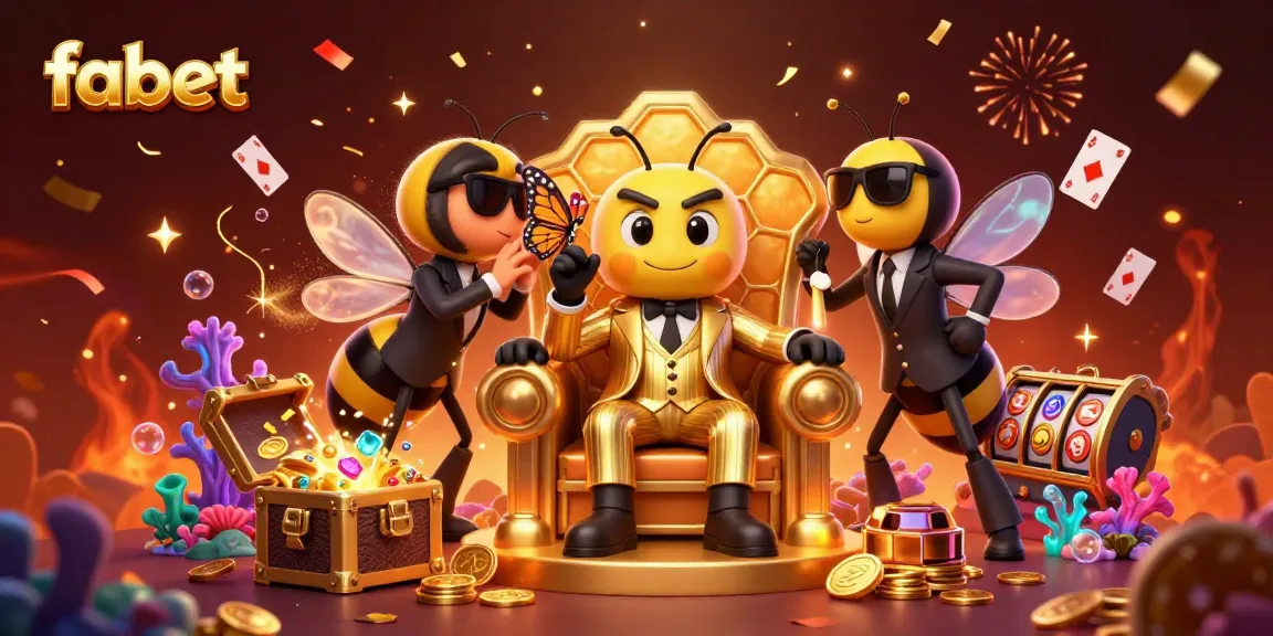 Experience thrilling wins at fabet with a vibrant illustration of a mob boss and magical casino elements.