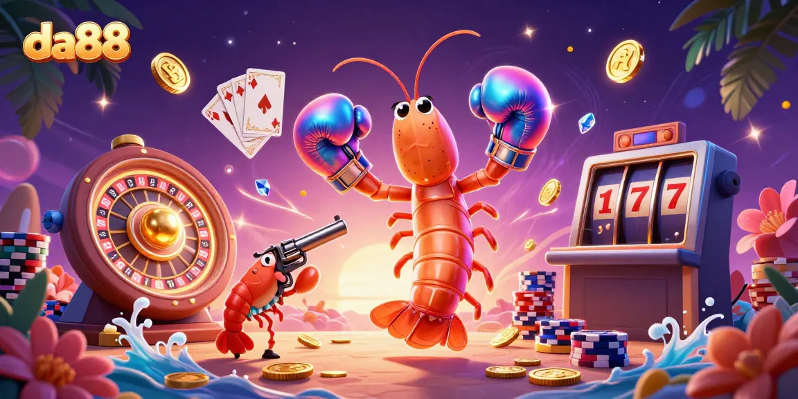 Experience winning with da88's exciting casino action and vibrant gambling visuals.