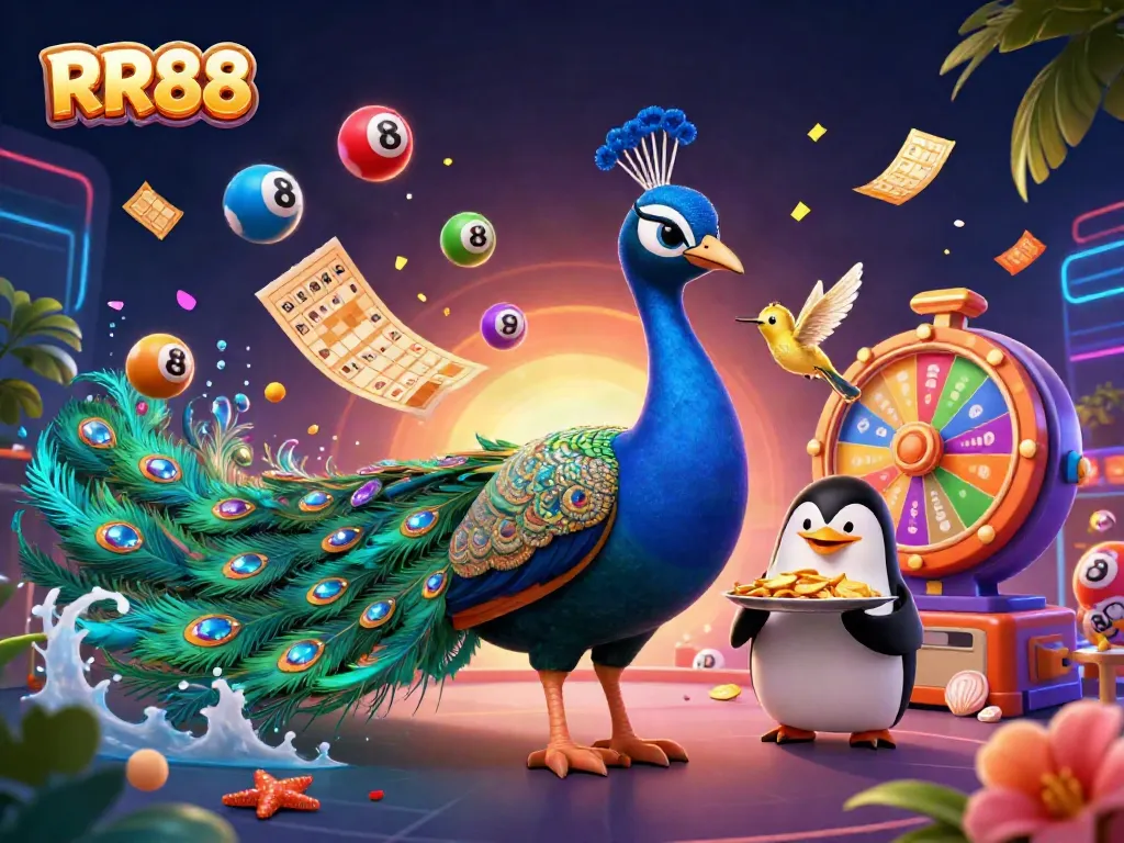Engage with RR88's vibrant casino games featuring dynamic characters and exciting elements.