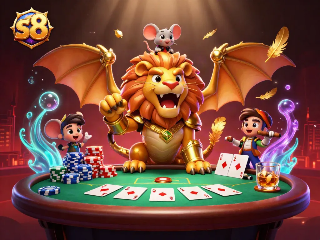 Experience thrilling poker action with the vibrant s8 casino scene featuring dynamic game elements.