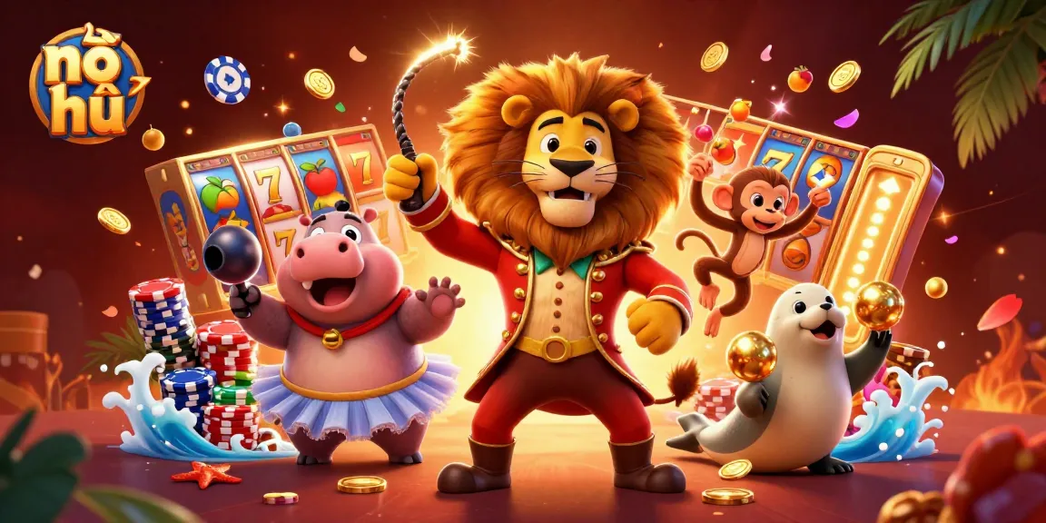 Experience the thrill of nổ hũ in slots with vibrant characters and exciting game elements.