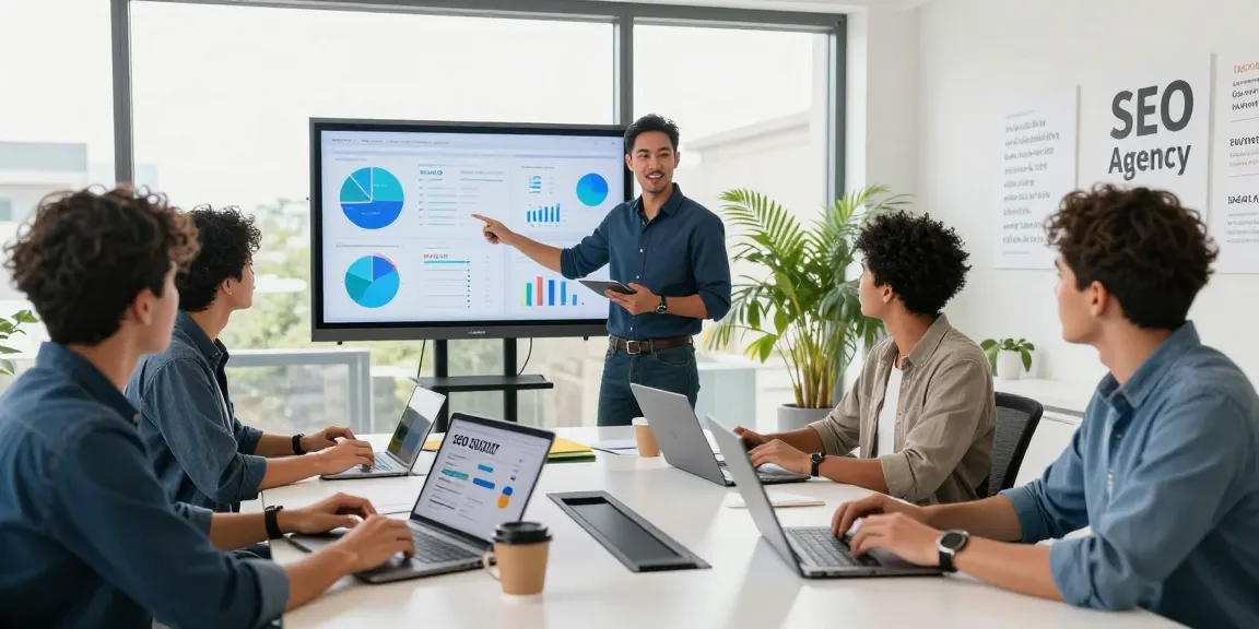 Team collaboration in a dynamic SEO Agency Cape Town workspace, showcasing effective digital marketing strategies.