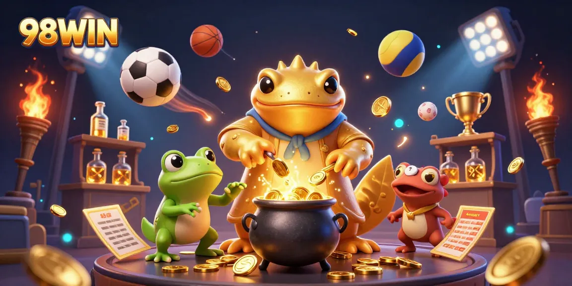 Join the excitement with 98WIN as the golden salamander and allies create winning opportunities.
