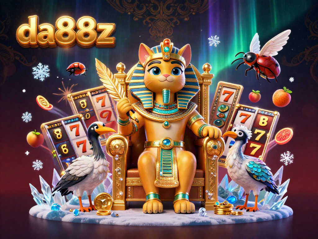 Experience the excitement of da88z with vibrant slot games featuring 3D characters and rich casino elements.