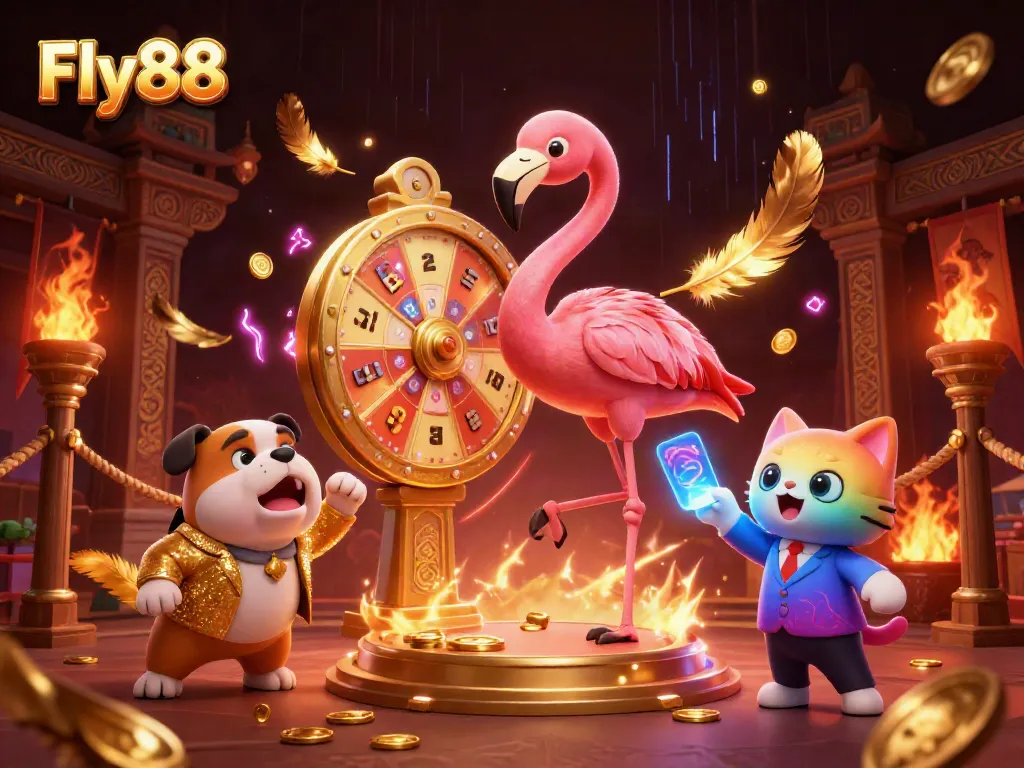 Spin the golden prize wheel with Fly88 and win exciting casino prizes!