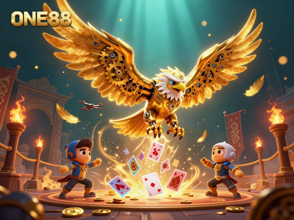 Experience thrilling gameplay at ONE88 with thrilling battles and vibrant casino elements.