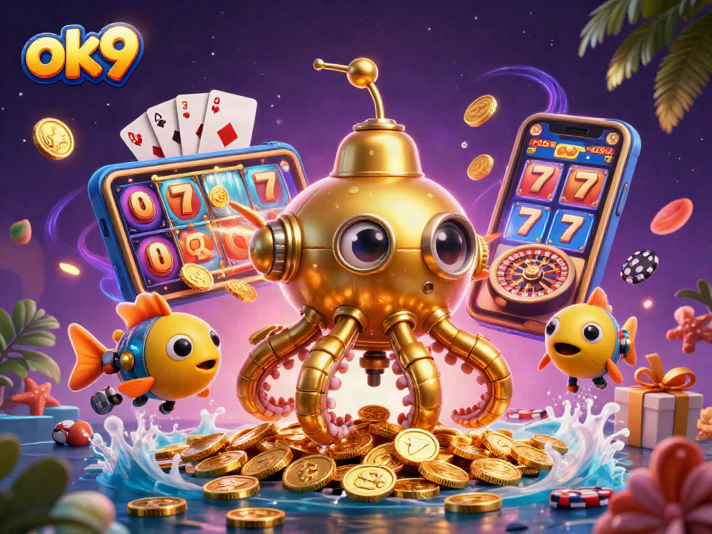 Engage with thrilling slot games in an ocean of coins with ok9 for exciting wins.