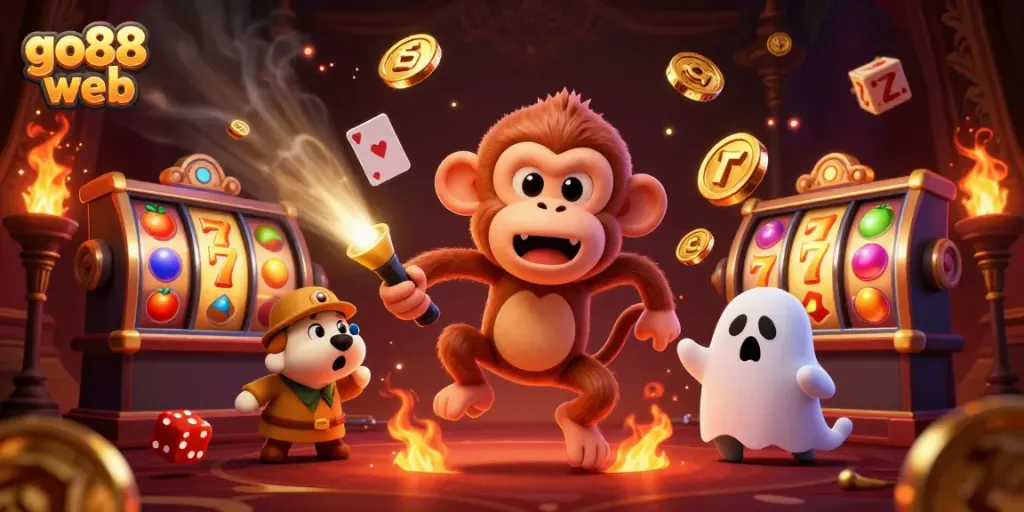 Experience the thrill of gaming with go88 web as mischievous spirits blend with sparkling slot reels.
