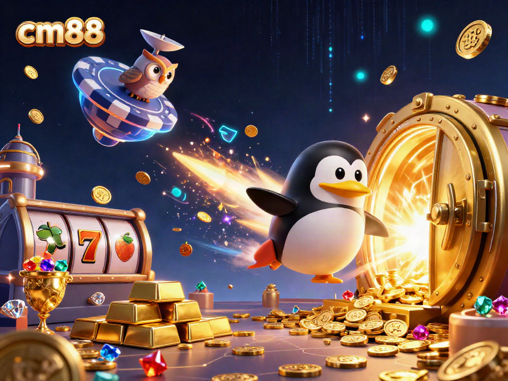 Experience thrilling gameplay with cm88's dynamic casino action featuring golden treasures and whimsical characters.