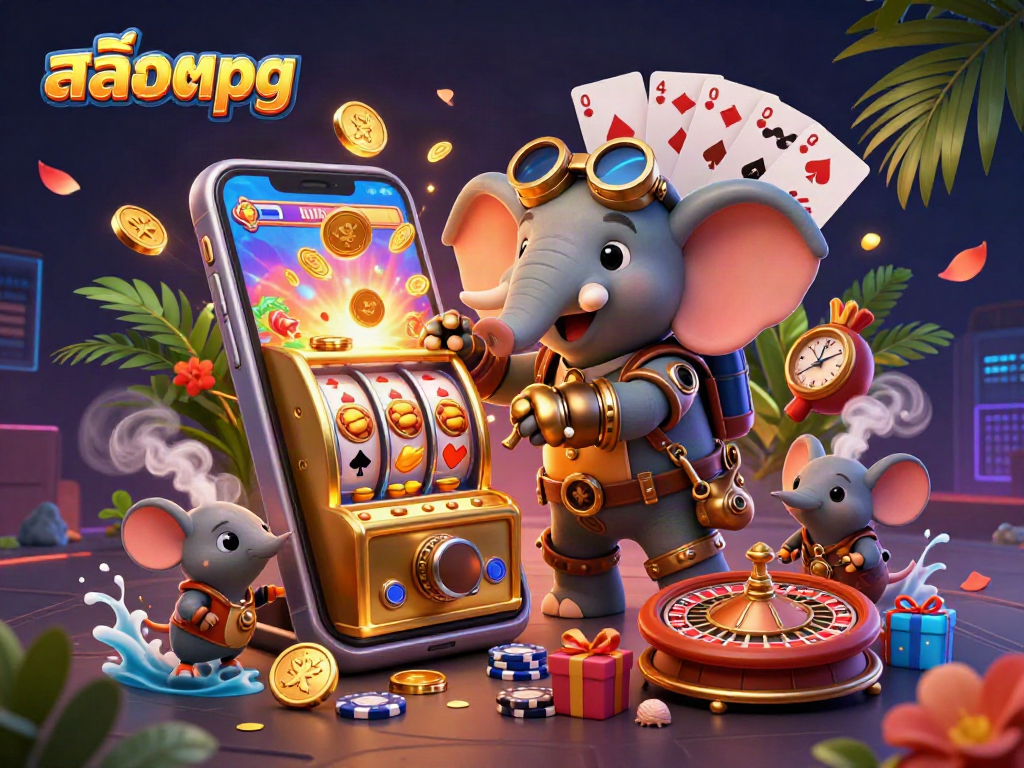 Spin the reels of the exciting สล็อตpg slot machine with vibrant characters supporting the fun!