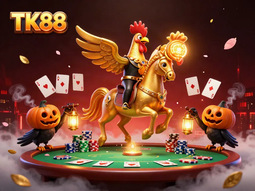 Experience thrilling gameplay at TK88 with vibrant casino elements and captivating visuals.