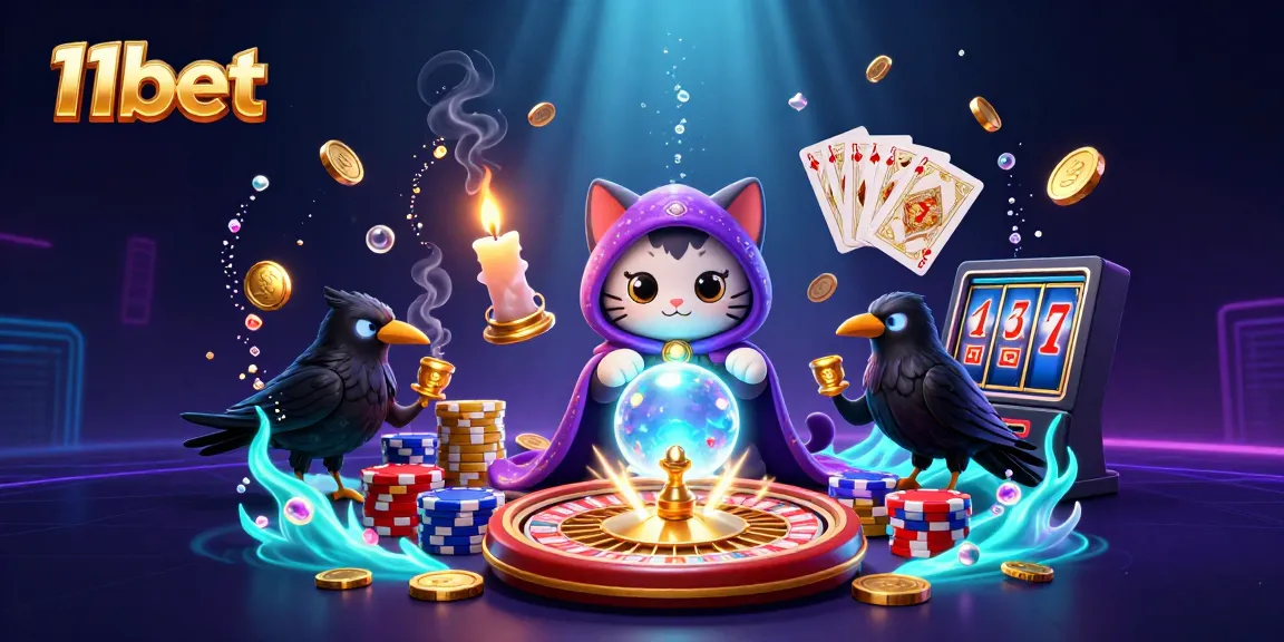 Experience thrilling gameplay at 11bet with vibrant casino elements and mystical characters.